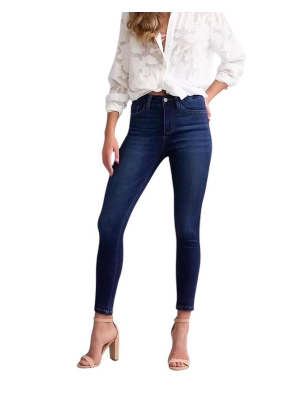 Flying Monkey High Rise Skinny Jean, Size 28, EUC